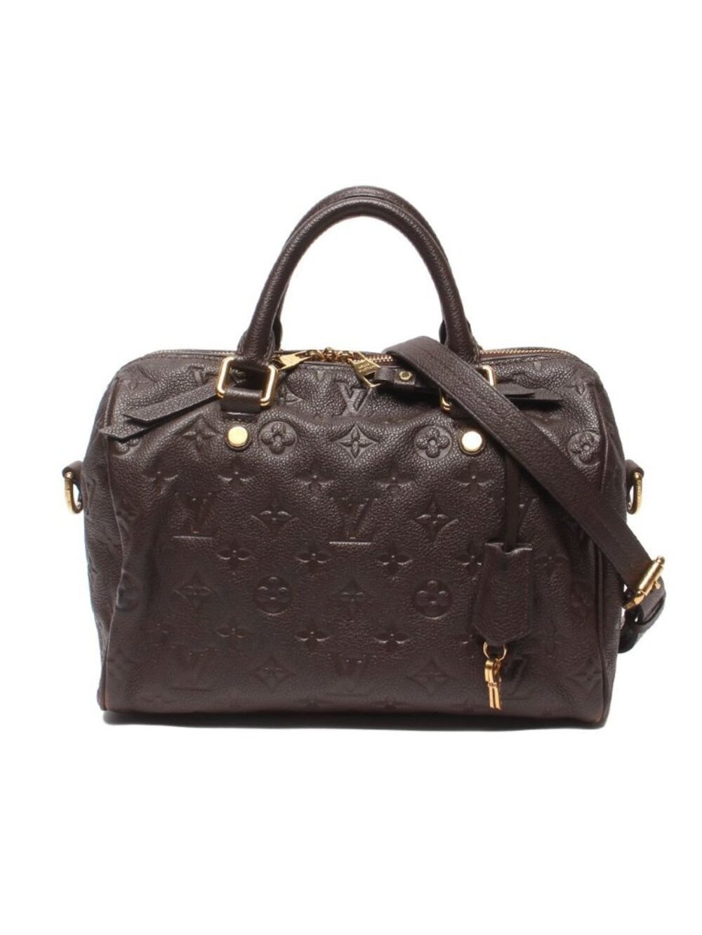 Louis Vuitton 2-Way Shoulder Bag Crossbody Speedy Bandouliere 25 Monogram